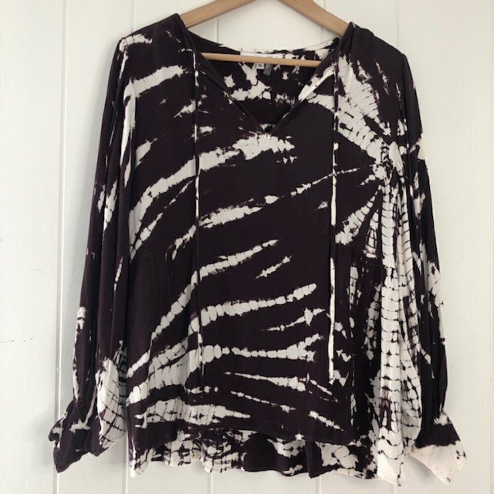 Young Fabulous and Broke Womens Tie Dye Blouse